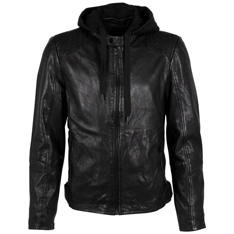 Geaca de Piele Barbati Gipsy Neagra G2MDaryon – Geci de Piele