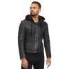Geaca de Piele Barbati Gipsy Neagra G2MDayto Geaca de Piele Barbati Gipsy Neagra G2MDayto - readytowear.ro