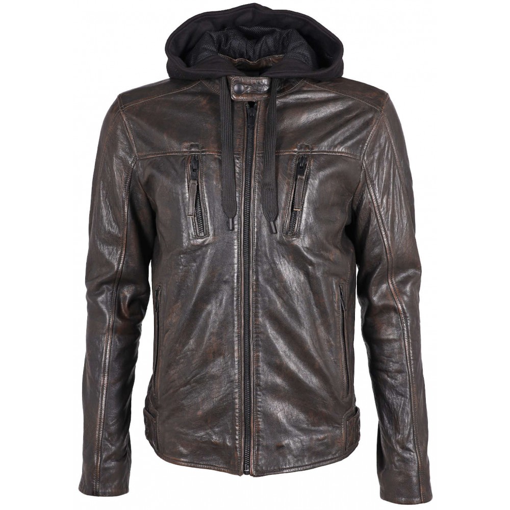 Geaca de Piele Barbati Gipsy Neagra G2MDyvon Geaca de Piele Barbati Gipsy Neagra G2MDyvon - readytowear.ro