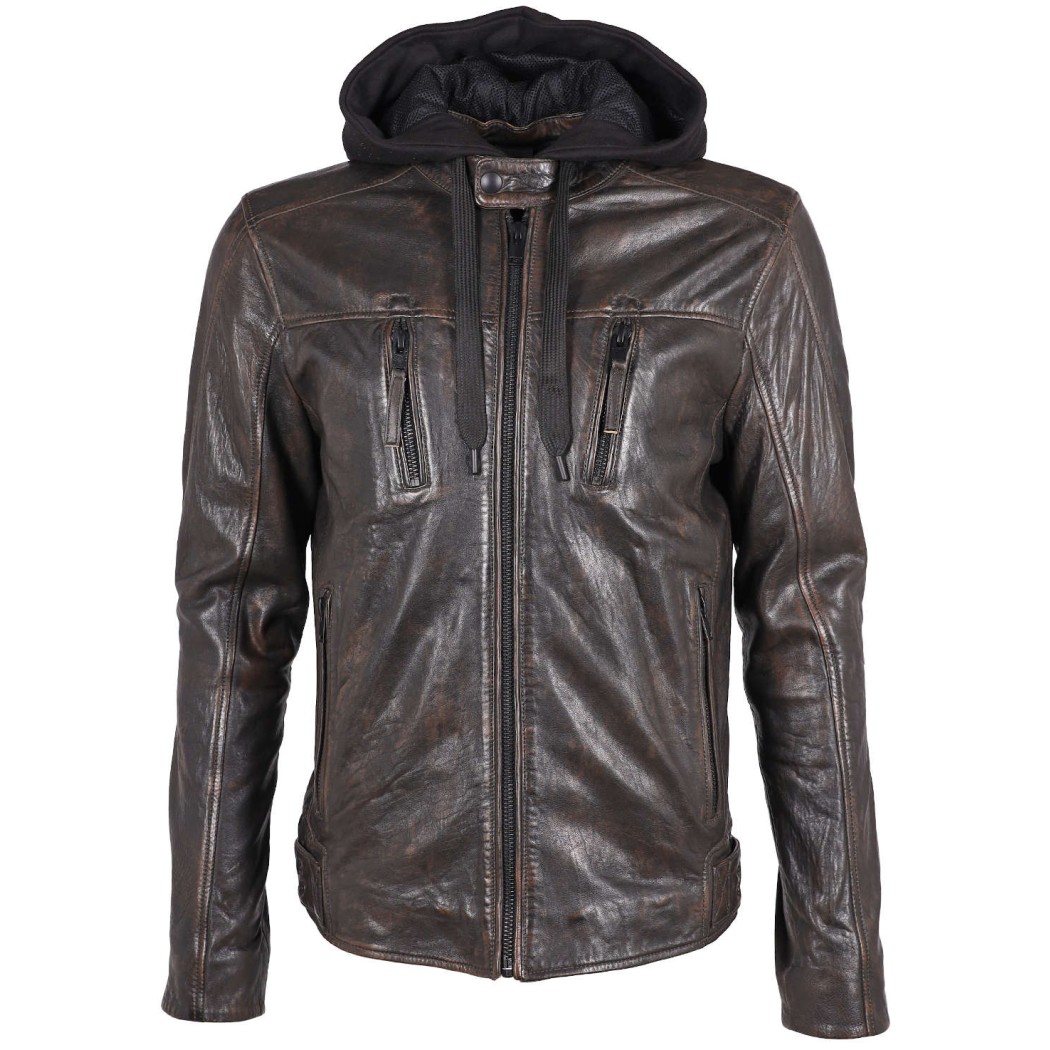 Geaca de Piele Barbati Gipsy Neagra G2MDyvon – IMBRACAMINTE Geaca de Piele Barbati Gipsy Neagra G2MDyvon – IMBRACAMINTE