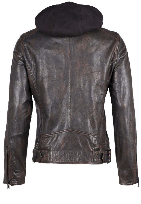 Geaca de Piele Barbati Gipsy Neagra G2MDyvon – IMBRACAMINTE — fotografia 2