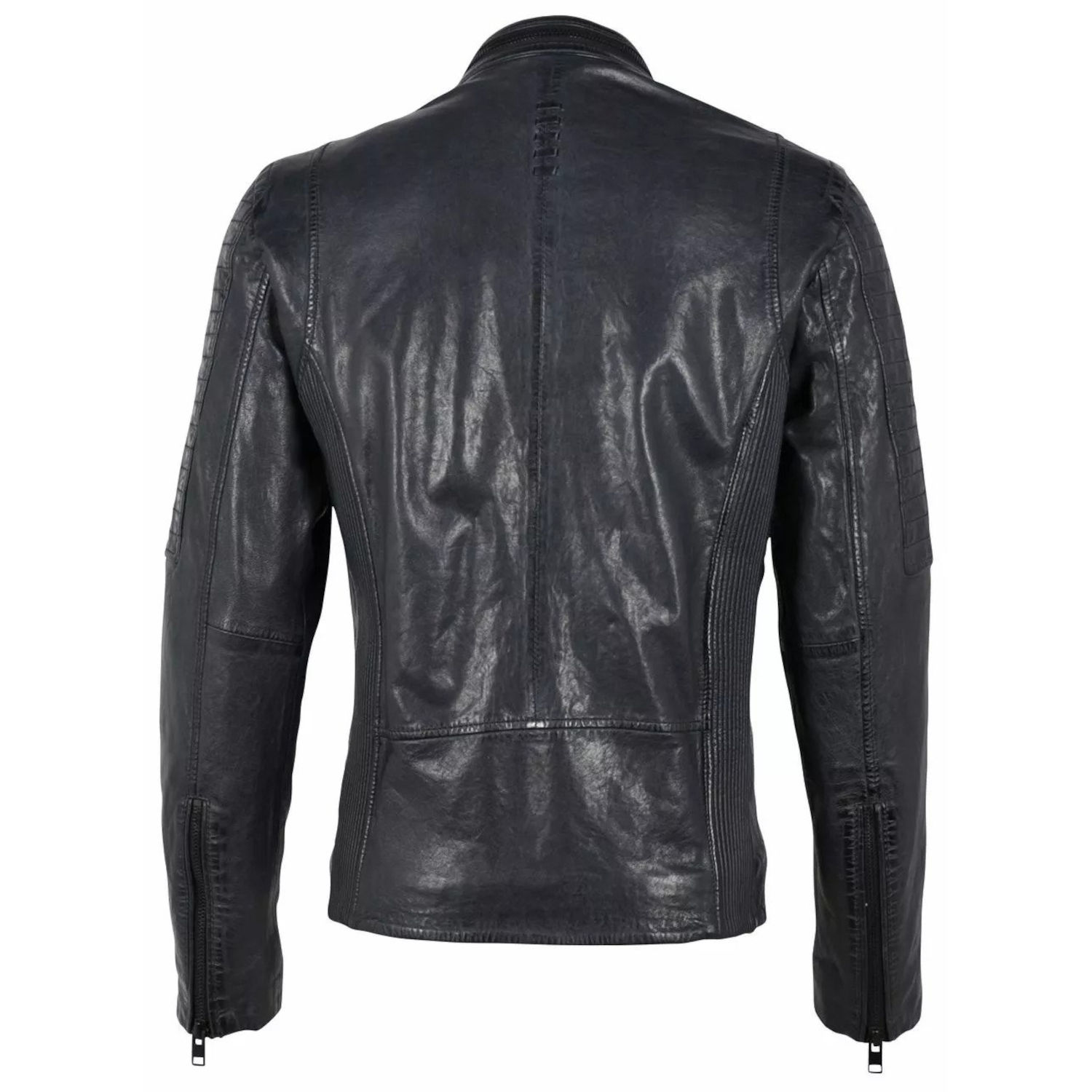 Geaca de Piele Barbati Gipsy Bleumarin G2MEmrys – Black Friday