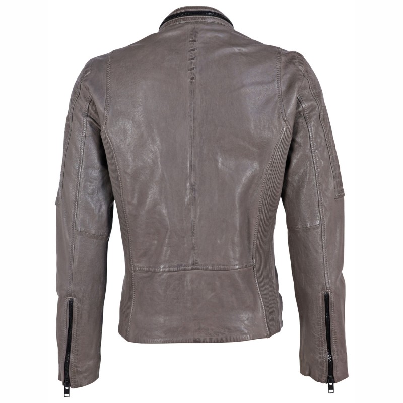 Geaca de Piele Barbati Gipsy Gri G2MEmrys – IMBRACAMINTE Geaca de Piele Barbati Gipsy Gri G2MEmrys – IMBRACAMINTE