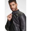 Geaca de Piele Barbati Gipsy Neagra G2MEmrys - readytowear.ro