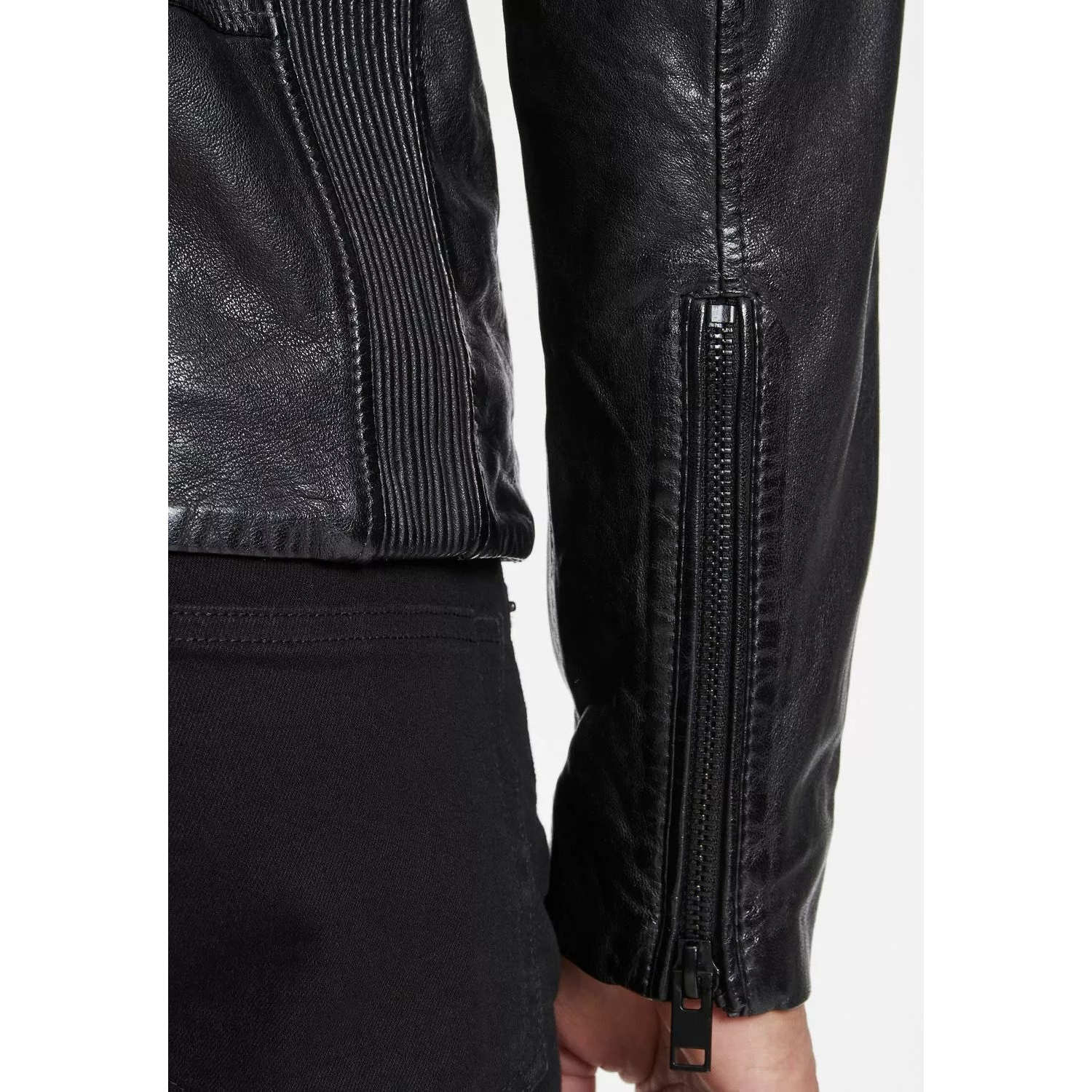 Geaca de Piele Barbati Gipsy Neagra G2MEmrys – IMBRACAMINTE