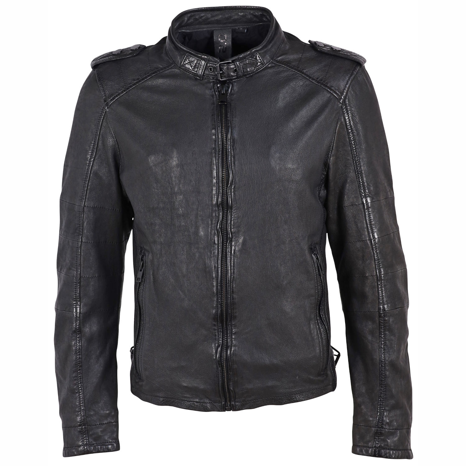 Geaca de Piele Barbati Gipsy Neagra G2MGivan – IMBRACAMINTE