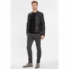 Geaca de Piele Barbati Gipsy Neagra G2MGivan - readytowear.ro