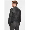 Geaca de Piele Barbati Gipsy Neagra G2MGivan - readytowear.ro