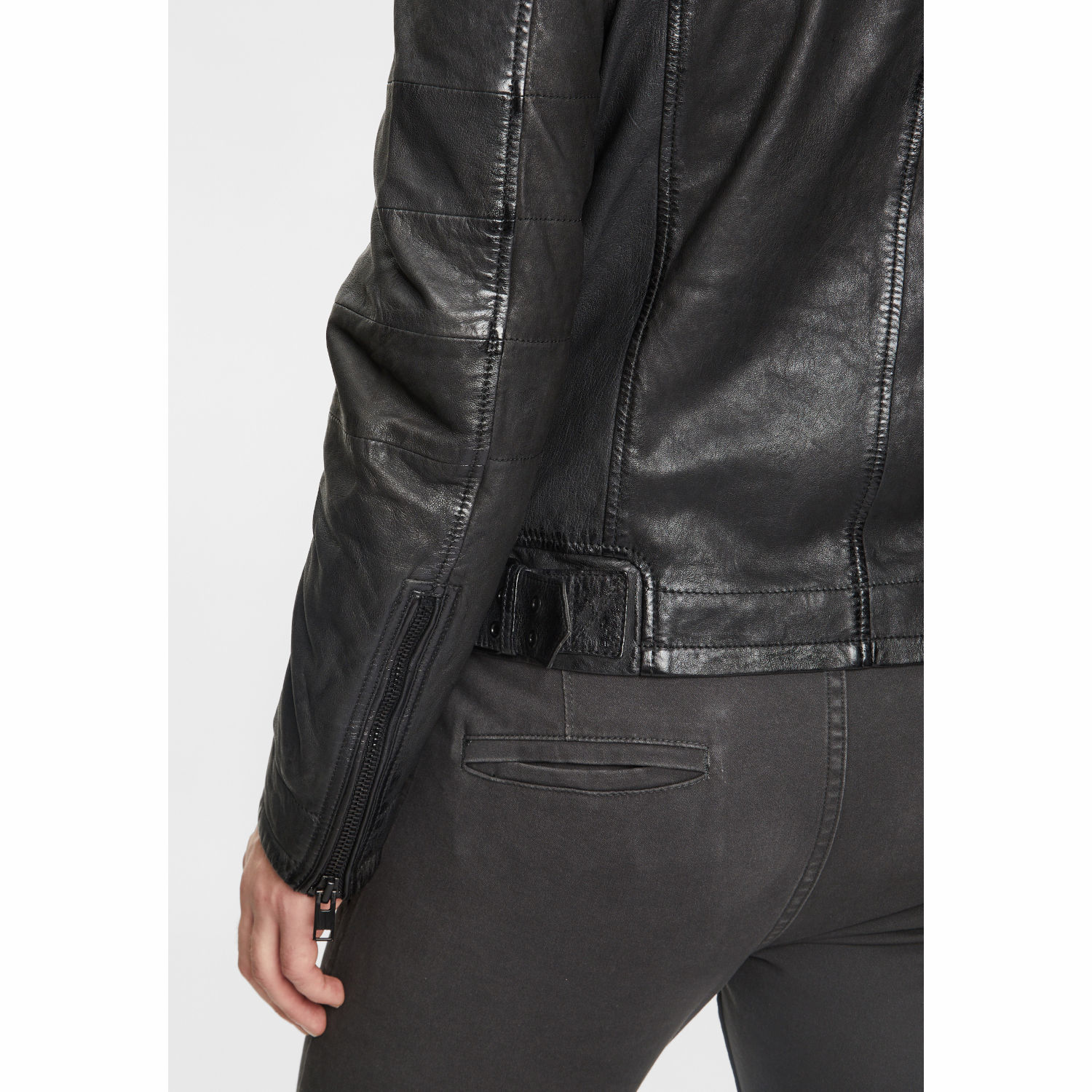 Geaca de Piele Barbati Gipsy Neagra G2MGivan – IMBRACAMINTE
