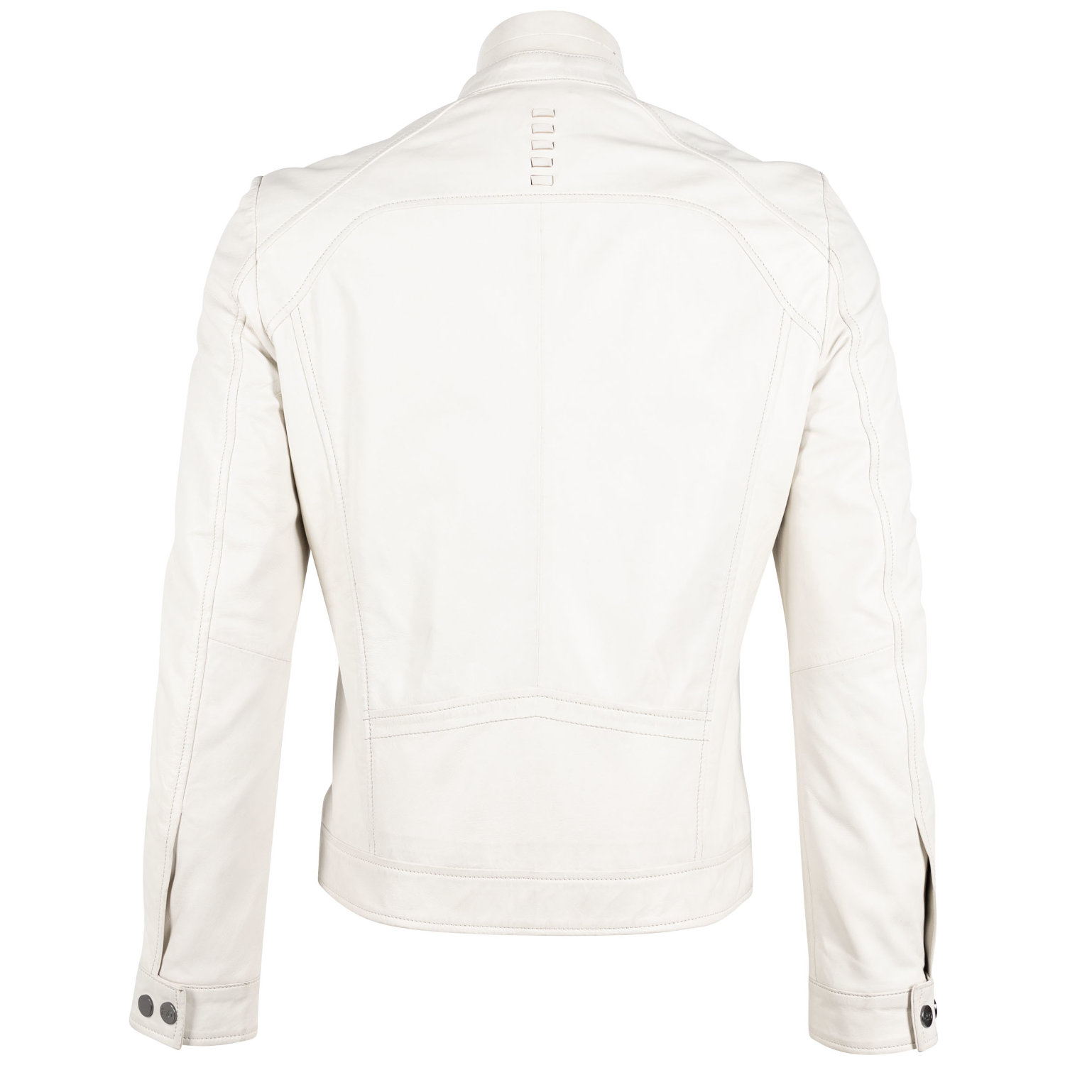 Geaca de Piele Barbati Gipsy Alb Murdar G2MIgnacy – Black Friday