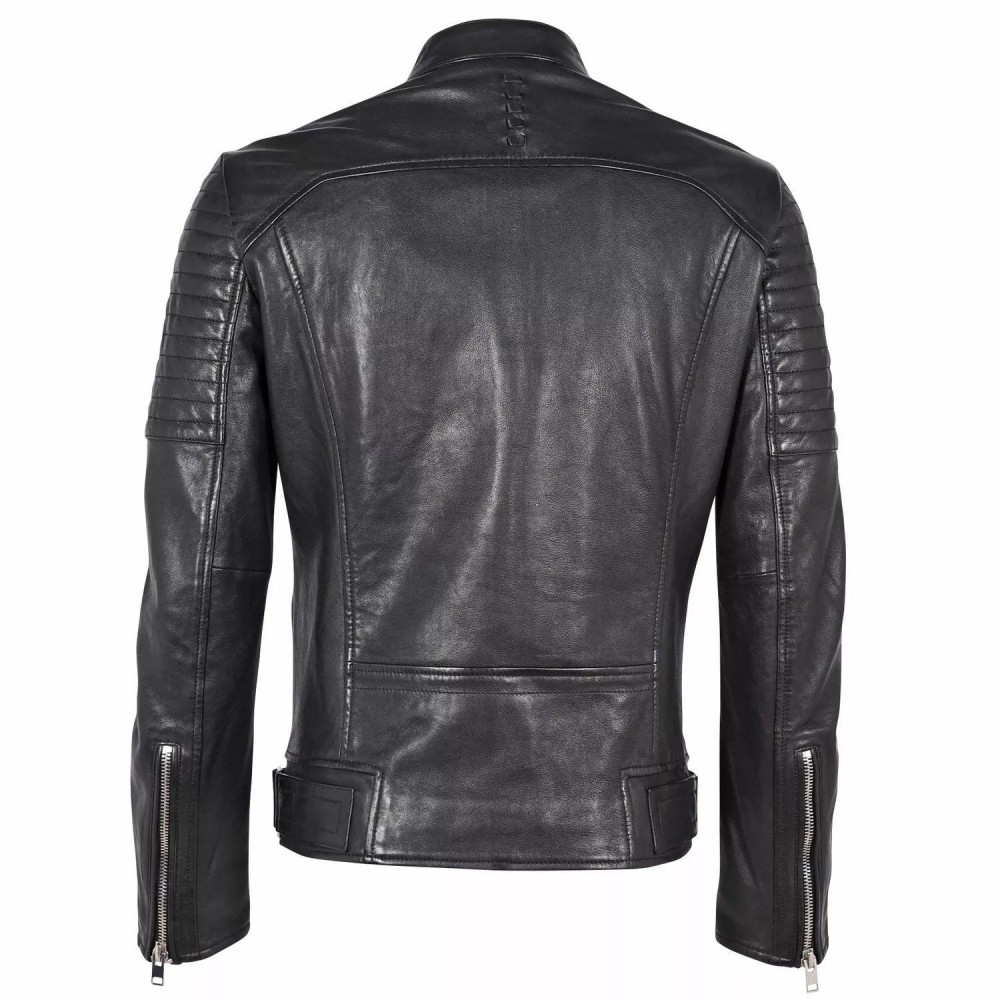 Geaca de Piele Barbati Gipsy Neagra G2MJamis Geaca de Piele Barbati Gipsy Neagra G2MJamis - readytowear.ro