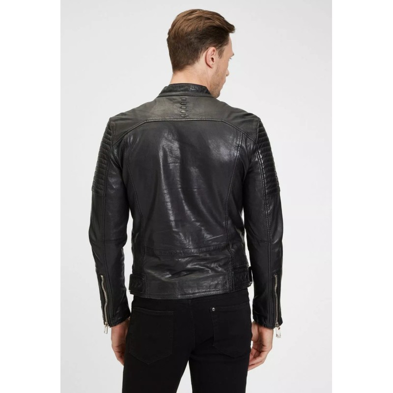 Geaca de Piele Barbati Gipsy Neagra G2MJamis – IMBRACAMINTE