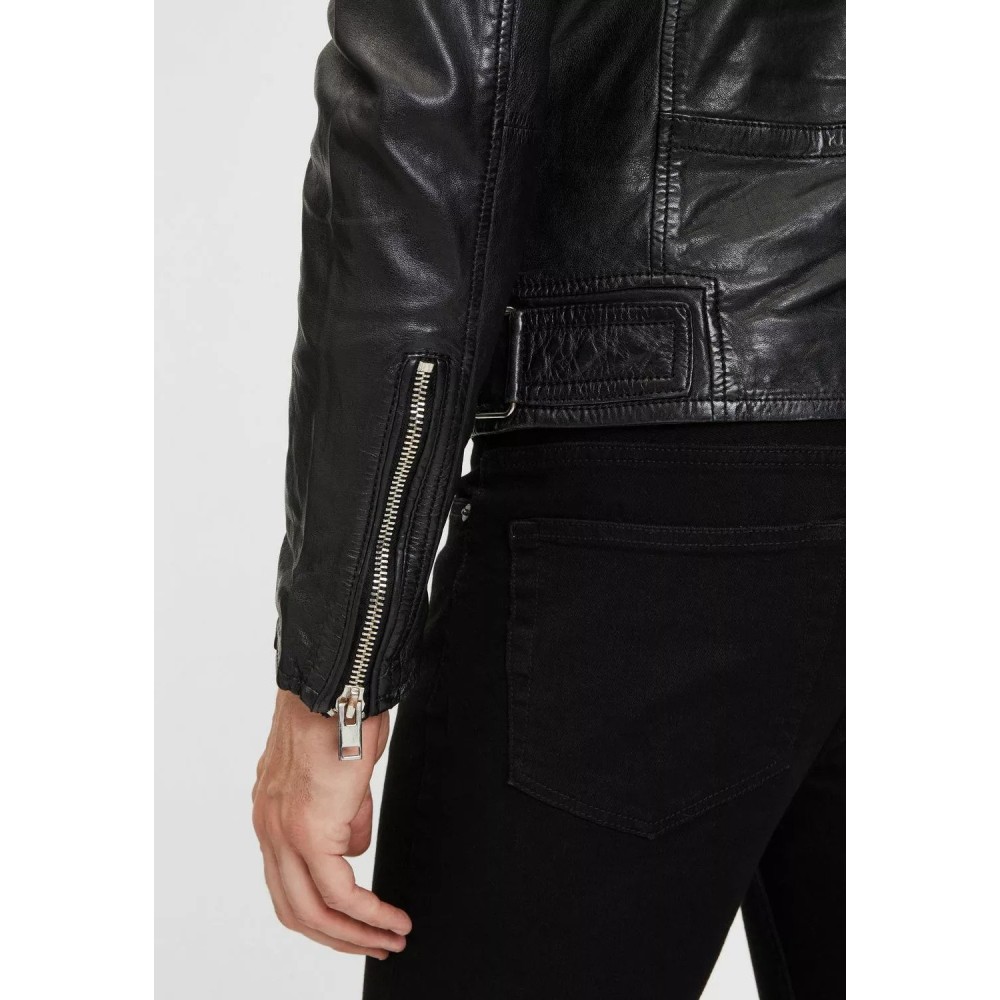 Geaca de Piele Barbati Gipsy Neagra G2MJamis SF LAROV geci de piele - readytowear.ro