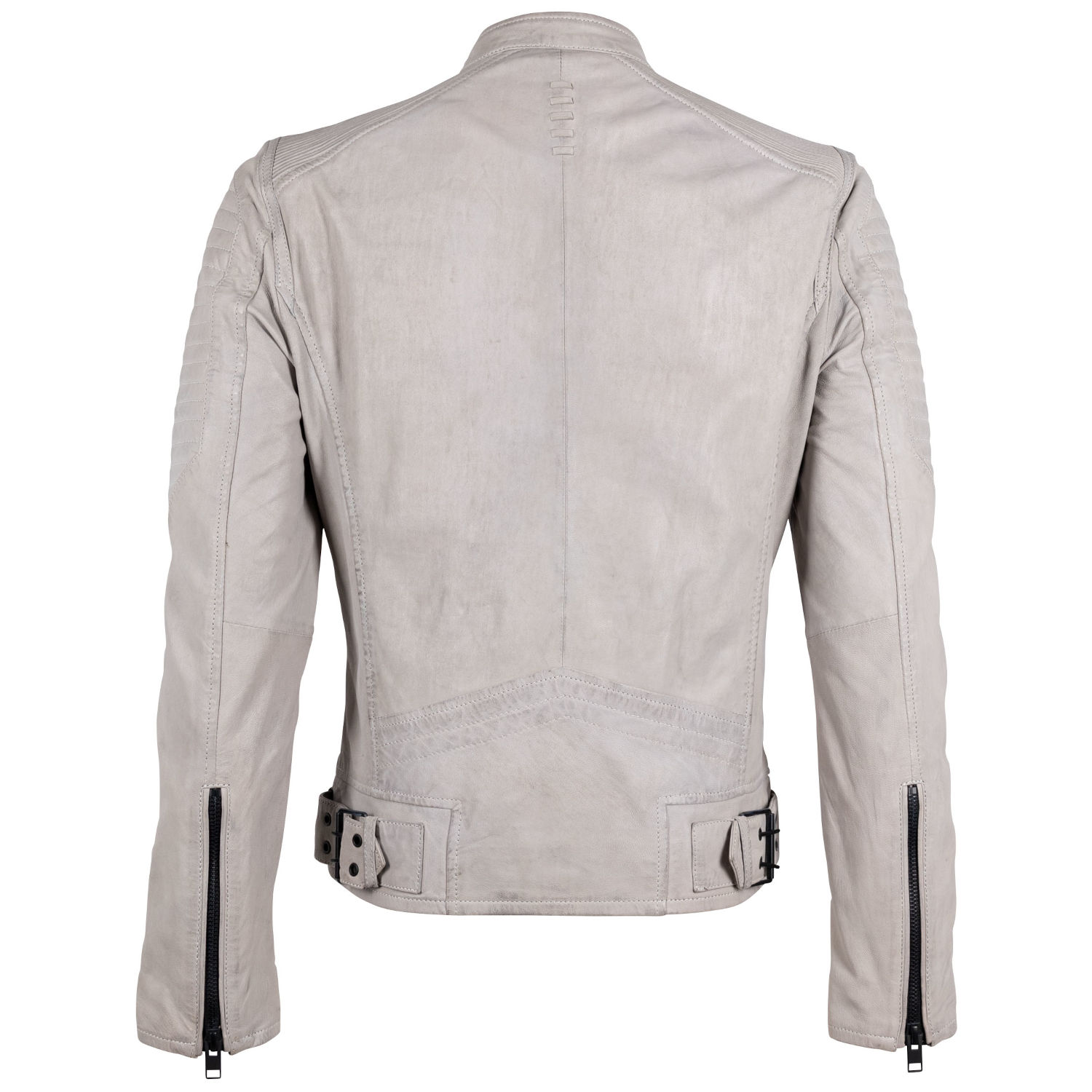 Geaca de Piele Barbati Gipsy Gri Deschis G2MJorin – Geci de Piele