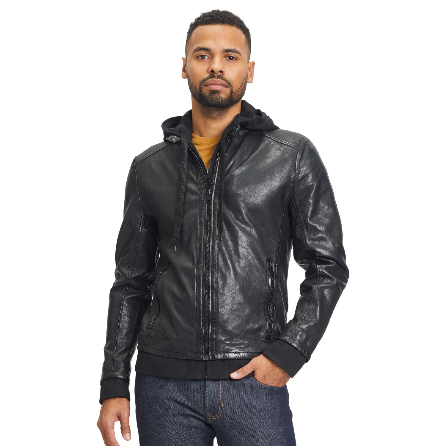 Geaca de Piele Barbati Gipsy Neagra G2MKailan – Black Friday Geaca de Piele Barbati Gipsy Neagra G2MKailan – Black Friday
