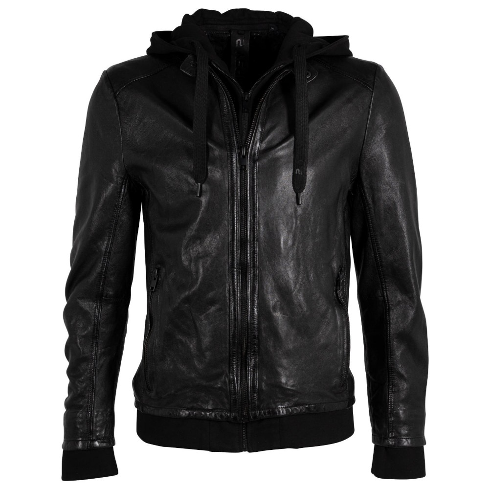 Geaca de Piele Barbati Gipsy Neagra G2MKailan Geaca de Piele Barbati Gipsy Neagra G2MKailan - readytowear.ro