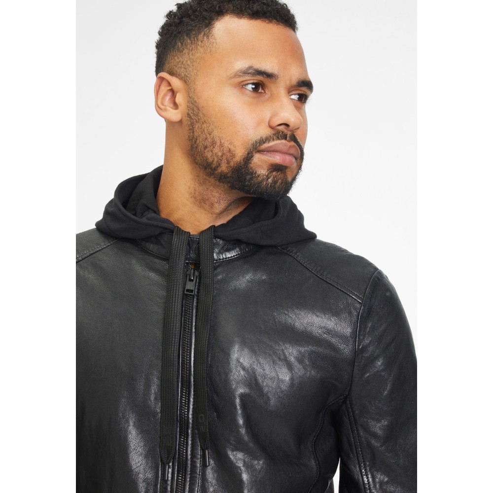 Geaca de Piele Barbati Gipsy Neagra G2MKailan Geaca de Piele Barbati Gipsy Neagra G2MKailan - readytowear.ro
