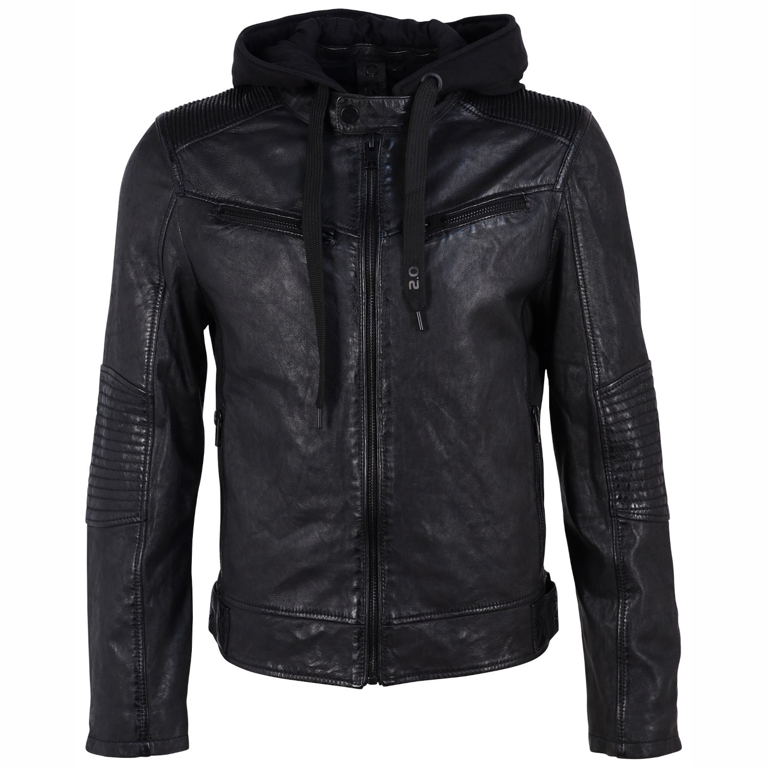 Geaca de Piele Barbati Gipsy Neagra G2MKayto – IMBRACAMINTE