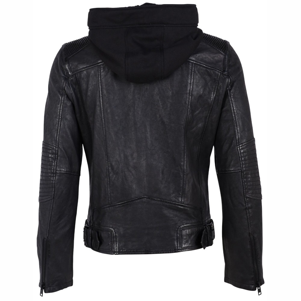 Geaca de Piele Barbati Gipsy Neagra G2MKayto Geaca de Piele Barbati Gipsy Neagra G2MKayto - readytowear.ro