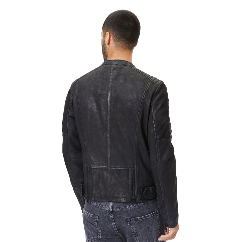 Geaca de Piele Barbati Gipsy Neagra G2MKjas – IMBRACAMINTE