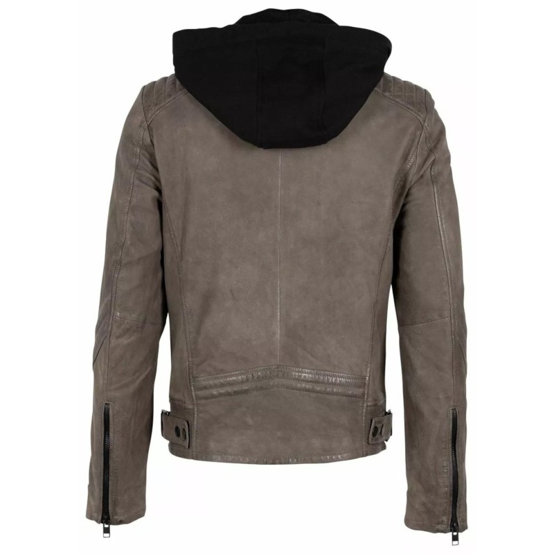 Geaca de Piele Barbati Gipsy Gri G2MKyree – IMBRACAMINTE