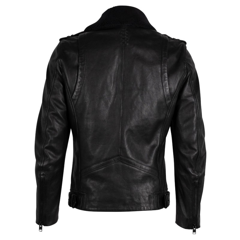 Geaca de Piele Barbati Gipsy Neagra G2MLotis – IMBRACAMINTE