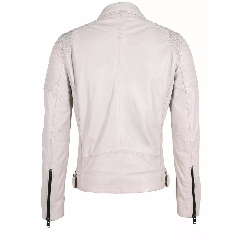 Geaca de Piele Barbati Gipsy Alb Murdar G2MLyal SF LATEV – IMBRACAMINTE Geaca de Piele Barbati Gipsy Alb Murdar G2MLyal SF LATEV – IMBRACAMINTE