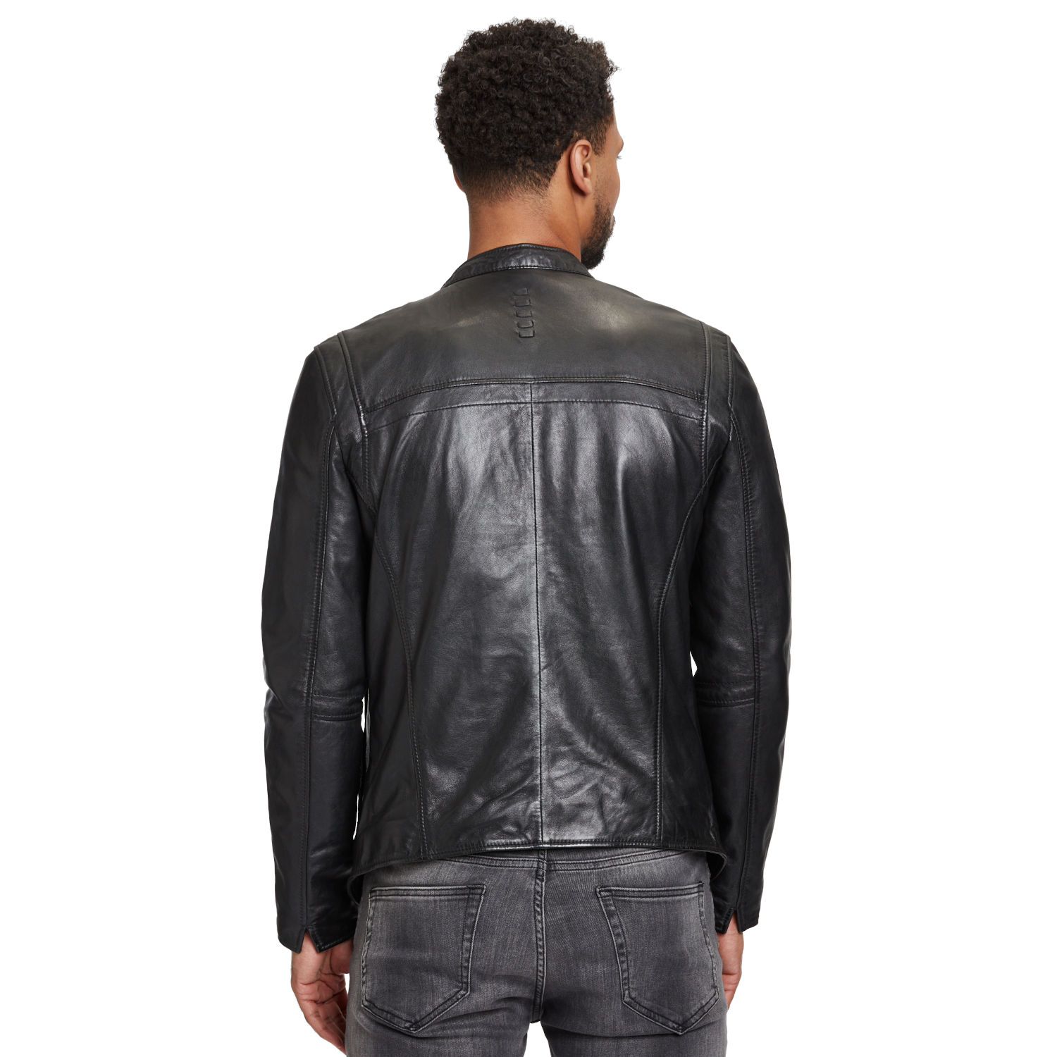 Geaca de Piele Barbati Gipsy Neagra G2MMarui – Black Friday