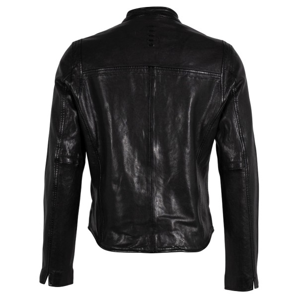 Geaca de Piele Barbati Gipsy Neagra G2MMarui – Black Friday — fotografia 4