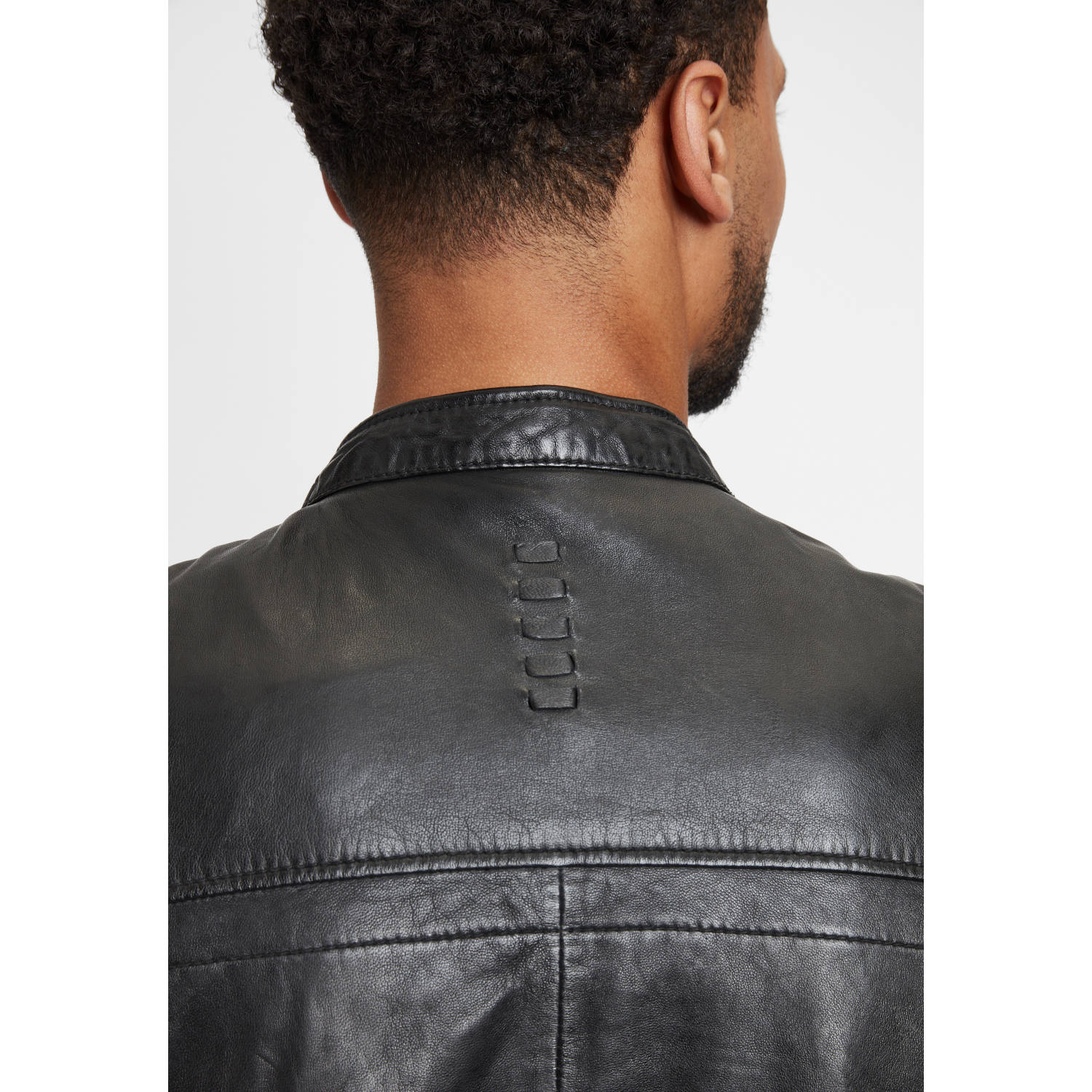 Geaca de Piele Barbati Gipsy Neagra G2MMarui – Black Friday