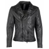 Geaca de Piele Barbati Gipsy Negru/Alb Murdar G2MMillas Geaca de Piele Barbati Gipsy Negru/Alb Murdar G2MMillas - readytowear.ro