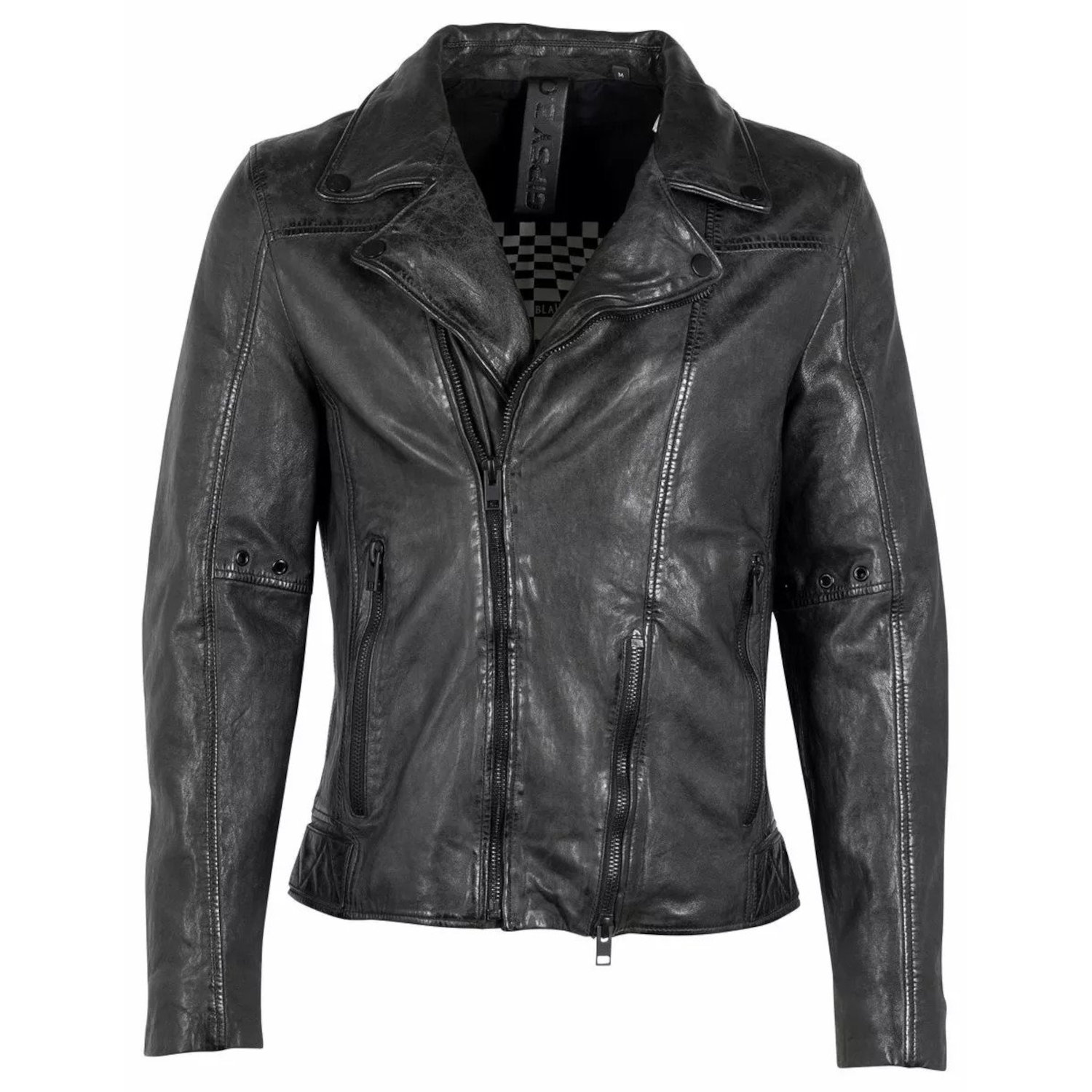 Geaca de Piele Barbati Gipsy Negru/Alb Murdar G2MMillas SF LVOV – Black Friday Geaca de Piele Barbati Gipsy Negru/Alb Murdar G2MMillas SF LVOV – Black Friday