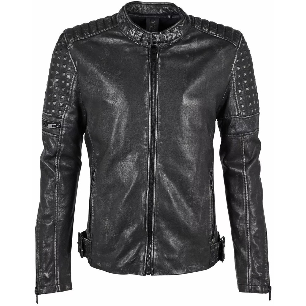 Geaca de Piele Barbati Gipsy Negru Antic G2MMirron SF LTAV Geaca de Piele Barbati Gipsy Negru Antic G2MMirron SF LTAV - readytowear.ro