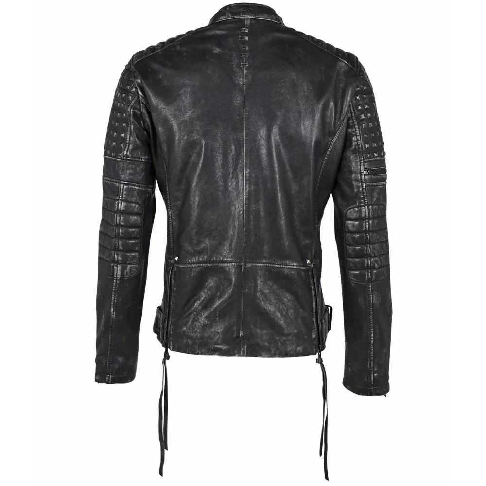 Geaca de Piele Barbati Gipsy Negru Antic G2MMirron SF LTAV Geaca de Piele Barbati Gipsy Negru Antic G2MMirron SF LTAV - readytowear.ro