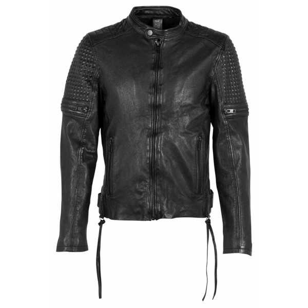 Geaca de Piele Barbati Gipsy Neagra G2MMyran – Black Friday — fotografia 1