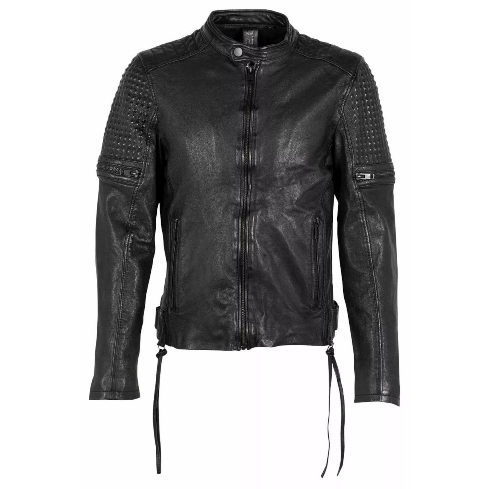 Geaca de Piele Barbati Gipsy Neagra G2MMyran Geaca de Piele Barbati Gipsy Neagra G2MMyran - readytowear