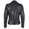 Geaca de Piele Barbati Gipsy Neagra G2MSanju - readytowear.ro