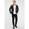 Geaca de Piele Barbati Gipsy Neagra G2MSanju - readytowear.ro