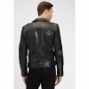 Geaca de Piele Barbati Gipsy Neagra G2MSanju - readytowear.ro