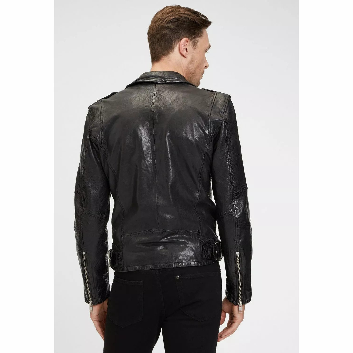 Geaca de Piele Barbati Gipsy Neagra G2MSanju – IMBRACAMINTE Geaca de Piele Barbati Gipsy Neagra G2MSanju – IMBRACAMINTE