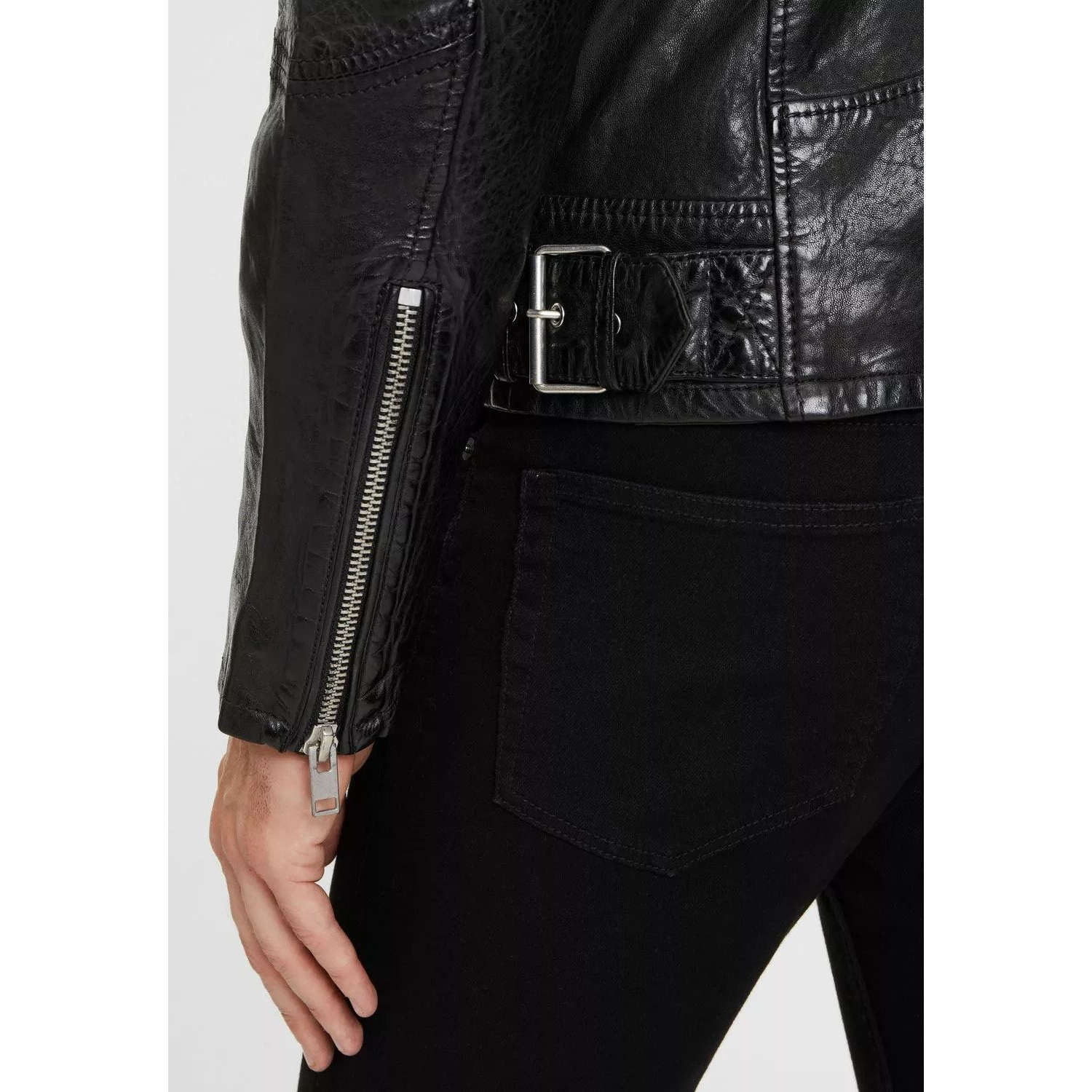 Geaca de Piele Barbati Gipsy Neagra G2MSanju – IMBRACAMINTE Geaca de Piele Barbati Gipsy Neagra G2MSanju – IMBRACAMINTE