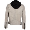 Geaca de Piele Barbati Gipsy Gri Deschis G2MSayto Geaca de Piele Barbati Gipsy Gri Deschis G2MSayto - readytowear.ro