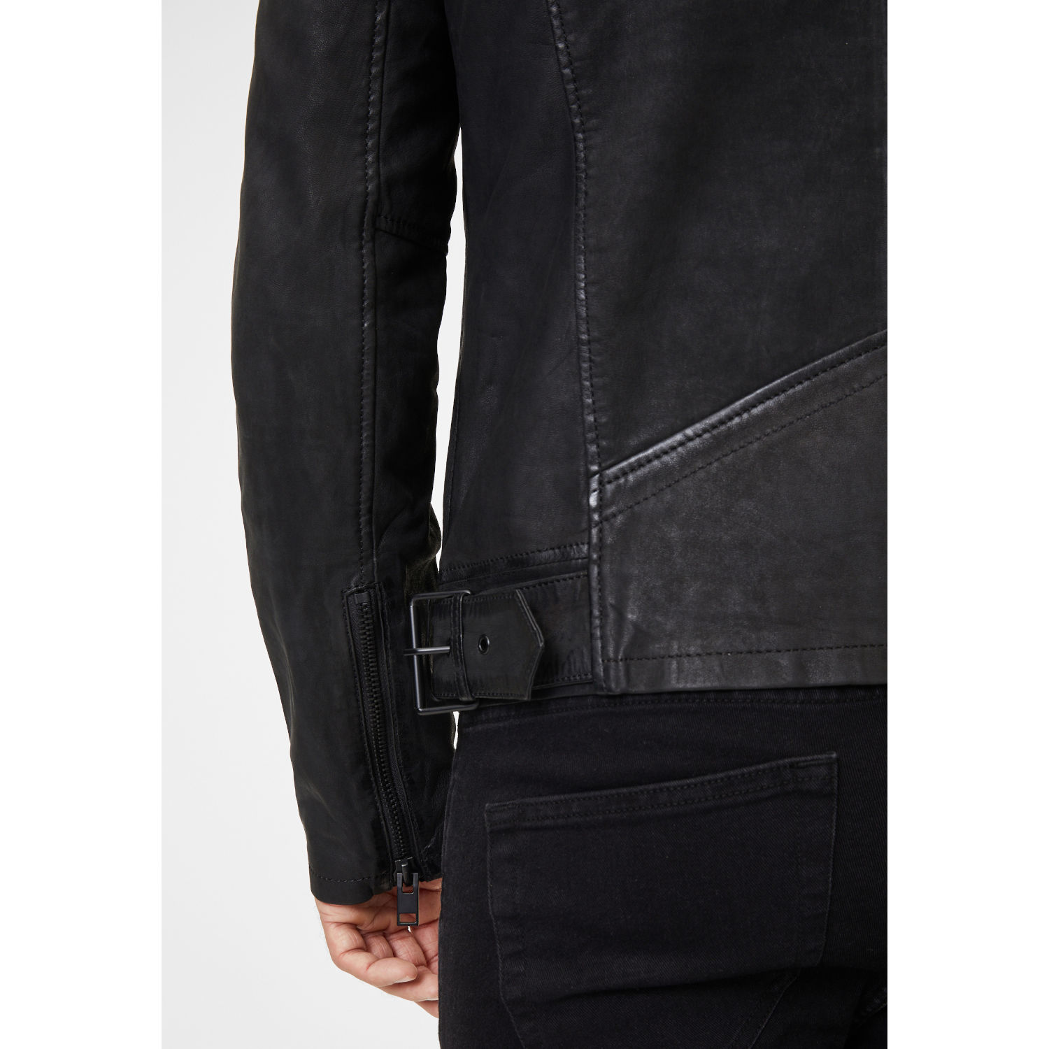 Geaca de Piele Barbati Gipsy Neagra G2MSayto – IMBRACAMINTE