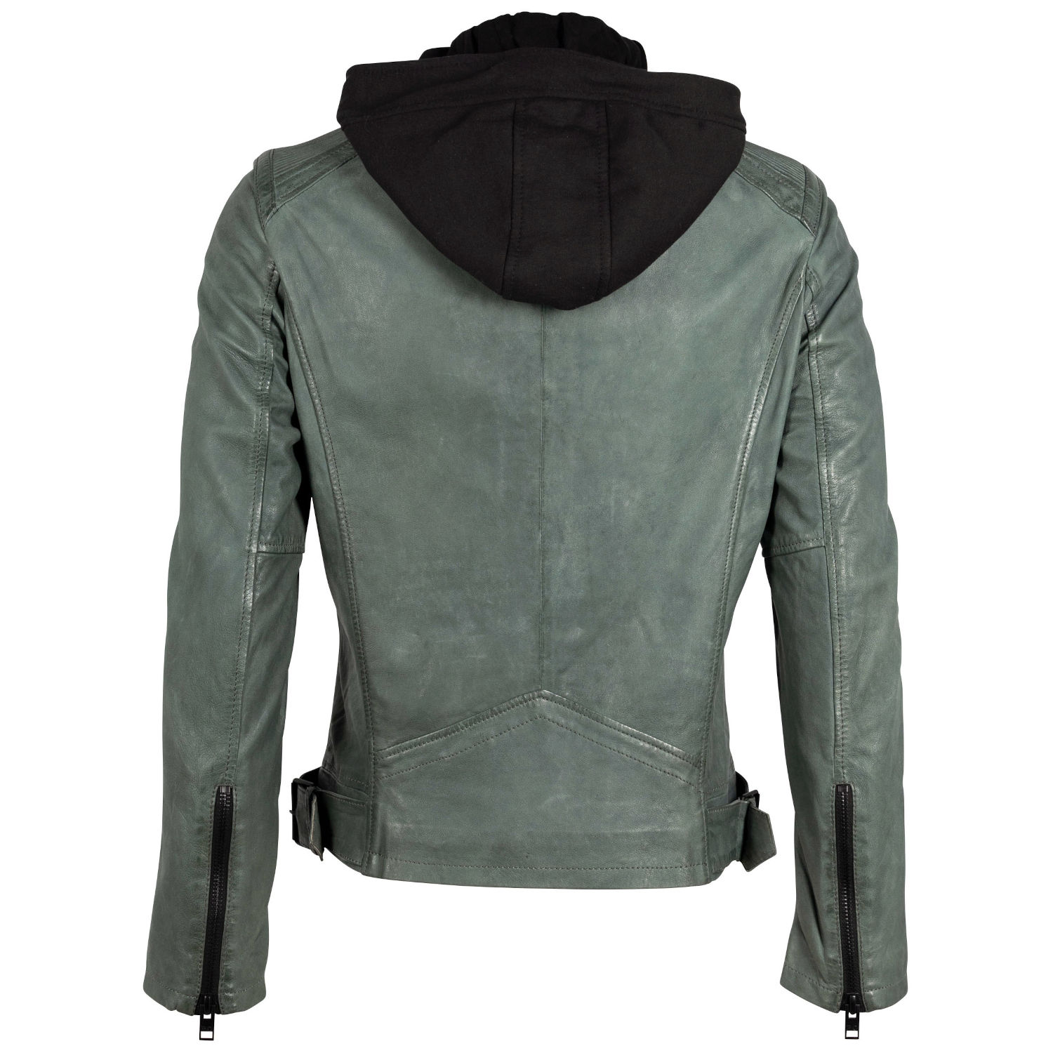Geaca de Piele Barbati Gipsy Verde Salvie Inchis G2MSayto – Geci de Piele