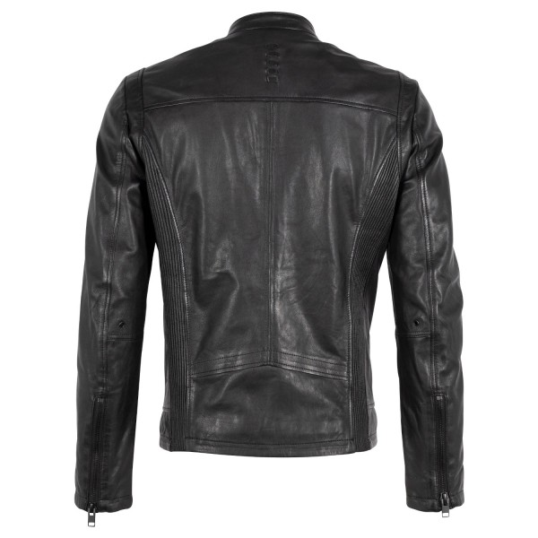 Geaca de Piele Barbati Gipsy Neagra G2MShiru – IMBRACAMINTE — fotografia 4