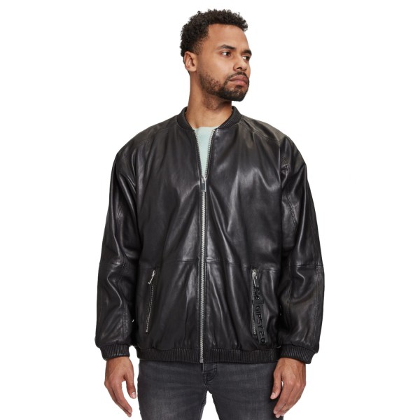 Geaca de Piele Unisex Gipsy Neagra G2MTaira – Geci de Piele — fotografia 1