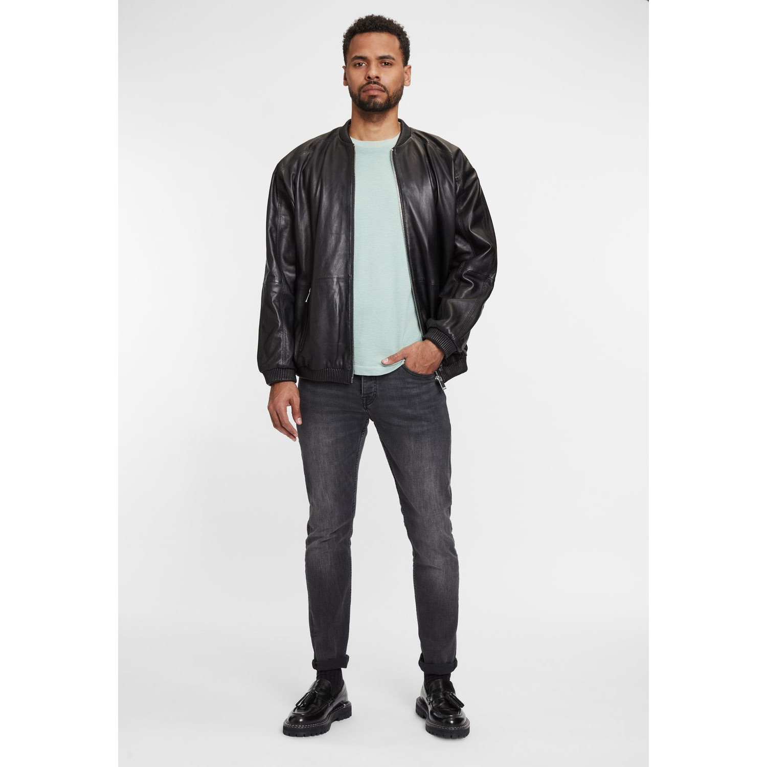 Geaca de Piele Unisex Gipsy Neagra G2MTaira – Geci de Piele