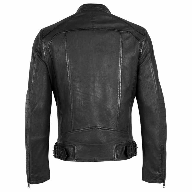Geaca de Piele Barbati Gipsy Neagra G2MTayco – IMBRACAMINTE