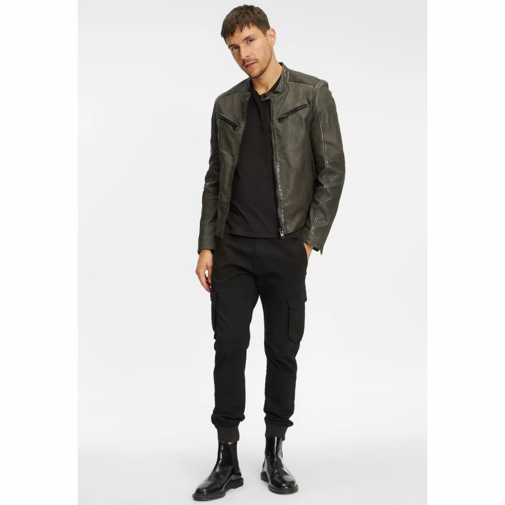 Geaca de Piele Barbati Gipsy Olive G2MTayco Geaca de Piele Barbati Gipsy Olive G2MTayco - readytowear.ro