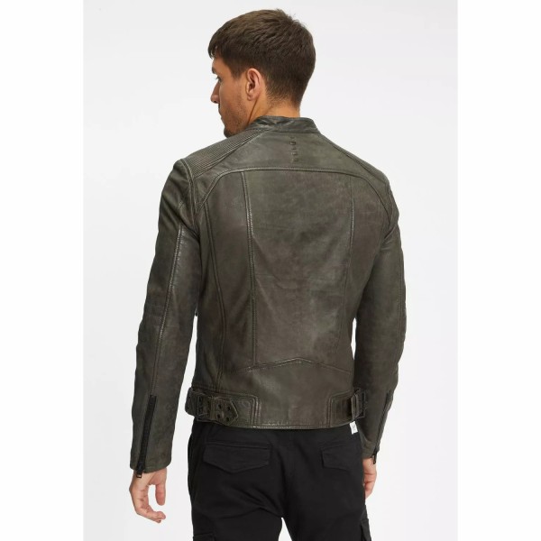Geaca de Piele Barbati Gipsy Olive G2MTayco – IMBRACAMINTE — fotografia 5